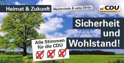 Sicherheit und Wohlstand.