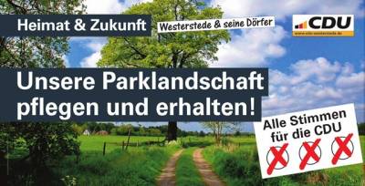 Unsere Parklandschaft pflegen und erhalten.